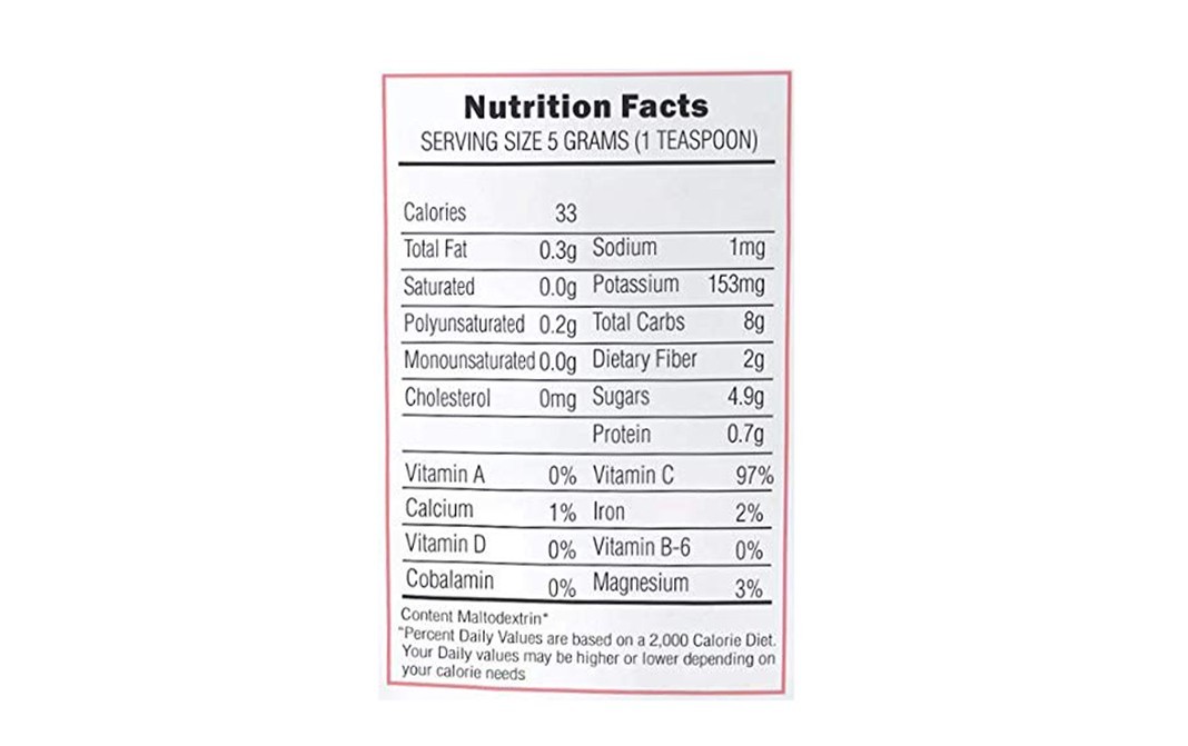 Nature's Gift Spray-Dried Strawberry Powder    Pack  500 grams